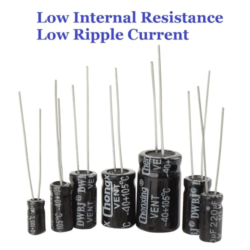 Vista 2 de OCR - Caja surtida de condensadores electrolíticos (500 unidades, rango de 0.1 uF-1000uF)