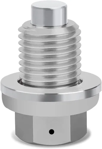 Vista 11 de Tapón magnético de drenaje de aceite M12 x 1.5, junta de tapón de aceite, tapón de drenaje de aceite de aluminio, perno de tuerca de drenaje