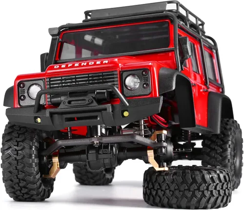 Vista 6 de Bloques de ruedas de latón Piezas de actualización de C-Hubs para TRX-4M 1/18 RC Crawler Car