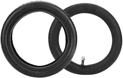 Vista 9 de Scooter Neumático Conjunto De Dos, Rueda Exterior E Interior Neumático De Goma Para Xiaomi Scooter Eléctrico Skateboard 8 1/2 X 2 Neumático Exterior
