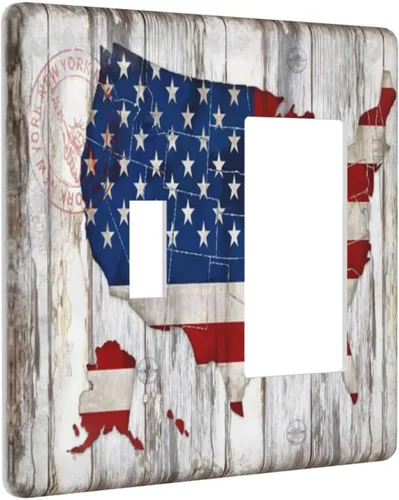 Vista 170 de Pintura al óleo de flores abstractas de 1 cuadrilla de interruptor de luz dúplex individual cubierta de salida placa de pared decorativa Placa