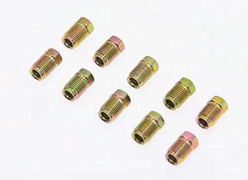 Línea de freno métrico Invertir Flare Fittings para tubo de 3/16" 0.394 x 0.039 in (paquete de 10)