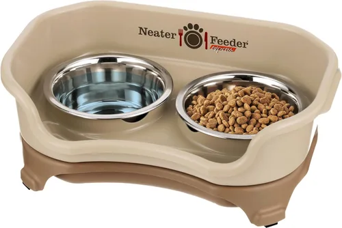 Vista 10 de Neater Feeder Express - Cuencos para perros a prueba de desorden, elevados para razas pequeñas de menos de 15 libras, fabricados en EE. UU., Soporte