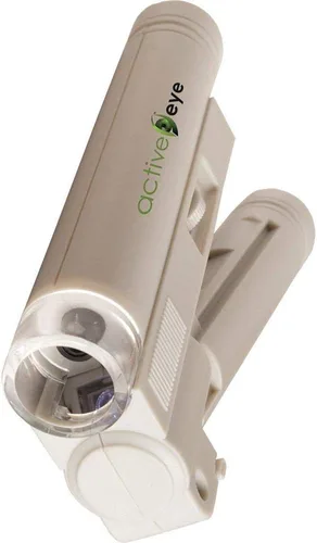 Vista 4 de Microscopio Active Eye AEM100, aumento de 100x, incluye 2 pilas alcalinas AA