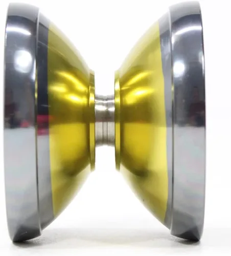 Vista 3 de J2 YoYo - YoYo monometálico ancho con aspecto bimetálico (amarillo)
