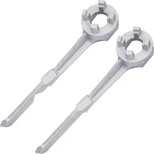 Vista 9 de Mellbree Llave Bung, llave de tambor de 55 galones, herramienta de abridor de tambor para abrir tambor de 10, 15, 20, 30, 50, 55 galones, se adapta