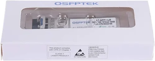 Vista 7 de QSFPTEK Módulo SFP+ 10G 10GBASE-LR 1310nm 10km DDM SMF LC Transceptor SFP+ de Modo Único Compatible para Arista SFP-10G-LR