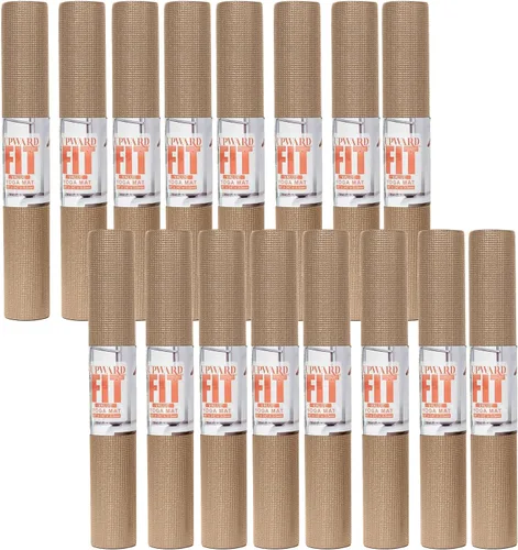 Vista 9 de 12 or 16-Pack Value Yoga Mat, 68" x 24" Non Slip Exercise Mat, 3mm Thick Gym Mat, Bulk Non Toxic Yoga Mats for Schools and Studios