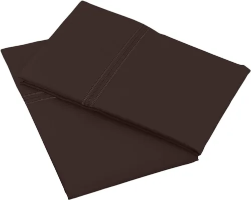Vista 5 de Clara Clark Fundas de almohada de tamaño estándar – Funda de almohada ultra suave, fundas de almohada de microfibra ligera tamaño Queen – Juego de 2
