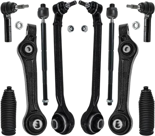 Vista 167 de Detroit Axle - Kit de suspensión delantera de 10 piezas para Chevrolet Trailblazer GMC Envoy 2004-2007 2005 2006 Soportes de brazo de control