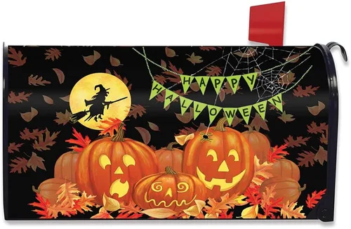 Briarwood Lane Halloween Haunts - Funda magnética para buzón Jack o'Lanterns estándar