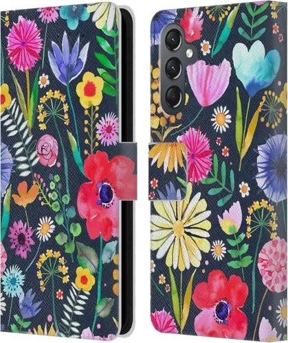 Vista 32 de Head Case Designs Officially Licensed Ninola Butterfly Nature Spring Floral Leather Wallet Case Compatible with Samsung Galaxy A07 4G