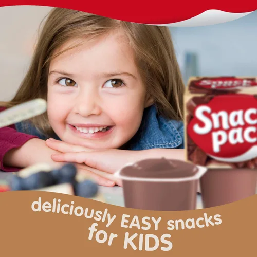 Vista 43 de Snack Pack Tazas de pudín con sabor a pastel de crema de plátano, 3.25 onzas, 4 unidades (paquete de 12)