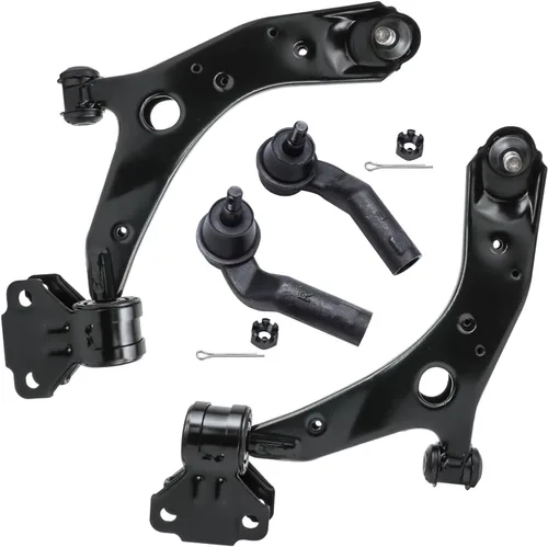 Vista 10 de Detroit Axle - 4 brazos de control traseros para Ford C-Max Focus Mazda 3 5 Volvo C30 C70 S40 V50, 4 brazos de control superior e inferior