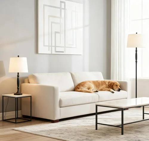 Vista 3 de Maxax Juego de 3 lámparas de mesa y lámpara de pie, lámparas tradicionales con pantalla de tela de lino blanco para sala de estar, dormitorio, sala