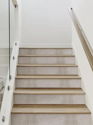 Tiras elevadoras de escalera de cocodrilo (beige, paquete de 6, 48 pulgadas de ancho x 6 pulgadas de alto)