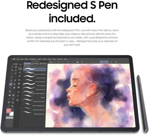 Vista 5 de Samsung Galaxy Tab S7 de 11 pulgadas, 128GB, con S-Pen - Negro místico (renovado)