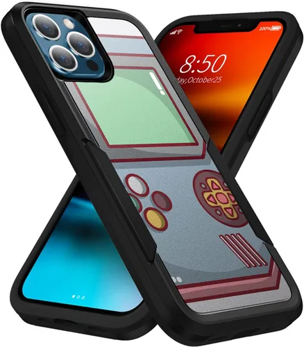 Vista 12 de CasesOnDeck - Funda de agarre compatible con Apple iPhone 14 Pro Max (6.7 pulgadas) / iPhone 14 Pro Max [doble táctica] Funda delgada resistente