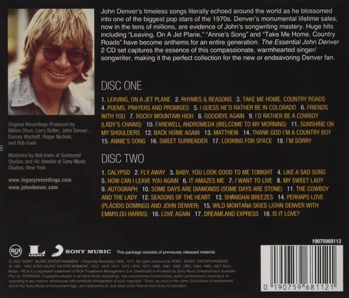 Vista 2 de Essential John Denver Sony Gold Series