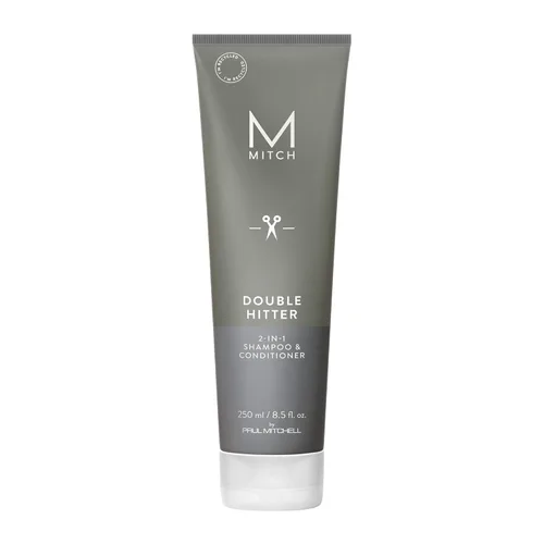 MITCH by Paul Mitchell Double Hitter Champú y acondicionador 2 en 1 para hombres, para todo tipo de cabello