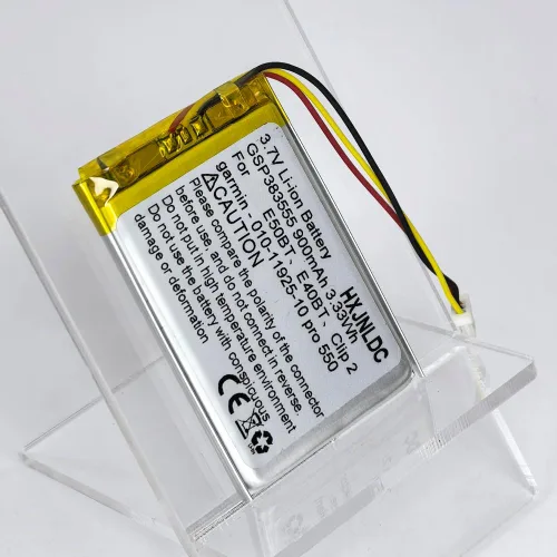 Vista 7 de DC 3.7V 900mAh GSP383555 Batería recargable de polímero de litio, adecuada para productos electrónicos de bricolaje 3.7-5V con reemplazo de batería