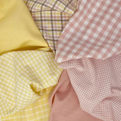 Vista 3 de JCS - Tela hecha en casa de 2 cuadros 100% algodón Flora Pink 2 - Vendido por The Yard