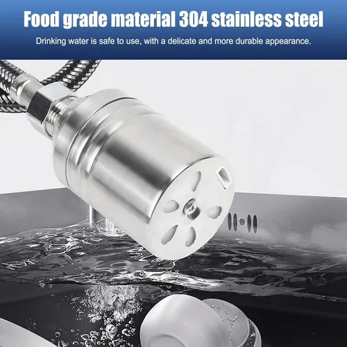 Vista 5 de Water Float Valve, Automatic Water Level Control Float Valve Stainless Steel For Water Tank Pool