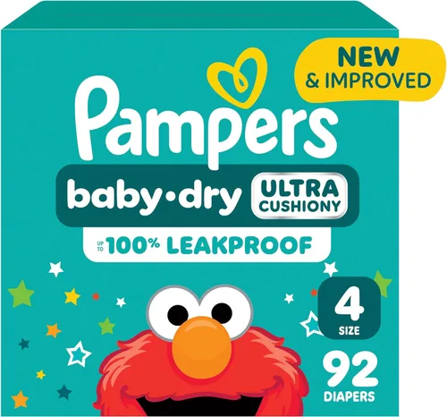 Vista 37 de Pañales Pampers Baby Dry - Talla 2, 186 unidades, pañal desechable absorbente para bebé (el empaque puede variar)