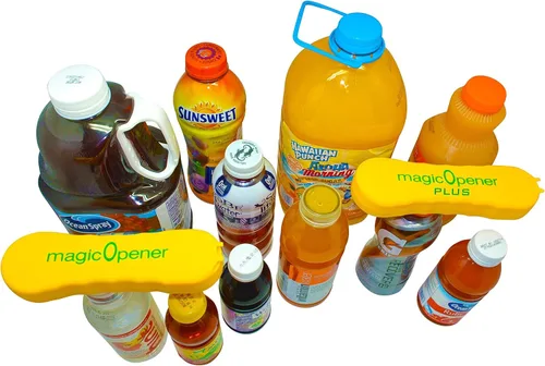 Vista 6 de Abridor mágico COMBO – 1 mO MINI para tapas plásticas pequeñas y 1 mO PLUS para tapas plásticas más grandes Ver imágenes para una mejor comprensión