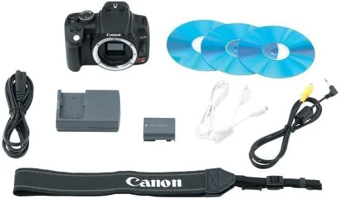 Vista 5 de Canon Digital Rebel XT DSLR Camera with EF-S 18-55mm f3.5-5.6 Lens (Black) (OLD MODEL) (Renewed)