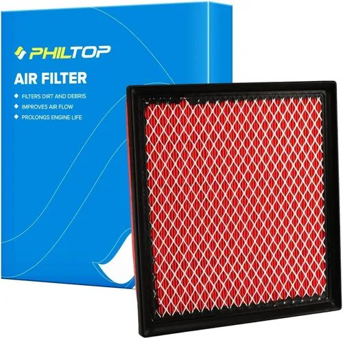 Vista 10 de PHILTOP Filtro de aire de motor CA11206 de repuesto para Hyundai Accent 2012-2017, Veloster 2012-2017 y Kia Rio 2012-2017, Soul 2012-2019, panel