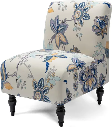 Vista 25 de Liykimt Funda para Silla de Acento sin Brazos Slipcover, Funda Slipcover para Silla Slipper de Spandex Elástico Extraíble para Silla sin Brazos
