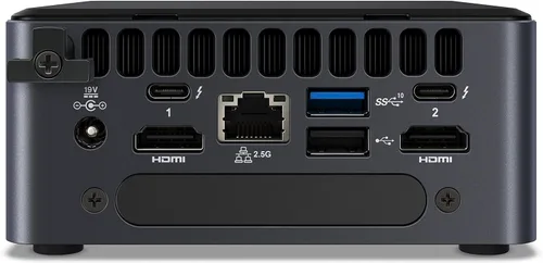 Vista 2 de Intel NUC 11 Pro NUC11TNHI7 Mini computadora de sobremesa/Mini PC/HTPC, procesador Intel Core i7-1165G7 hasta 4.7 GHz Turbo, 4 núcleos, 8 hilos