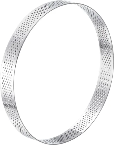 Vista 4 de uxcell Anillos Pequeños de Acero Inoxidable para Pasteles, Anillo Perforado de Mousse para Pastel de Cocina Horneado Resistente al Calor, 2.5