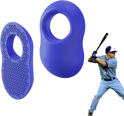 Vista 10 de Paquete de 2 protectores de pulgar de béisbol para bateadores profesionales, ayuda de entrenamiento de swing de bateo, protector de pulgar
