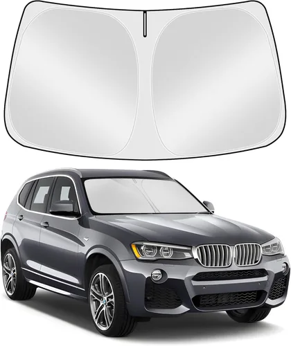 Vista 39 de Parasol para parabrisas, accesorios para parabrisas delantero, protector solar personalizado, diseño de doble capa