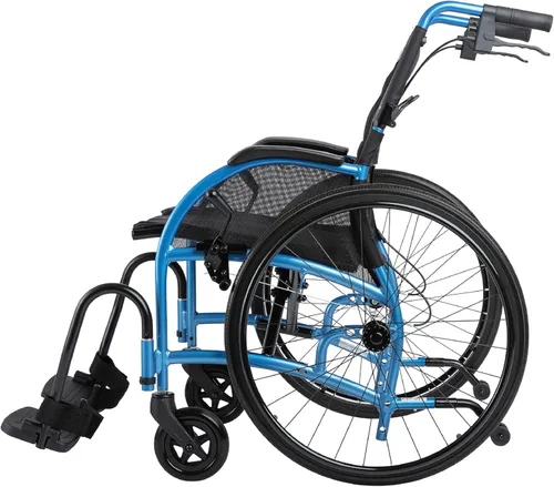 Vista 9 de Silla de ruedas plegable ligera, soporte lumbar ajustable integrado, promueve una columna vertebral saludable, STRONGBACK 22S, asiento de 16