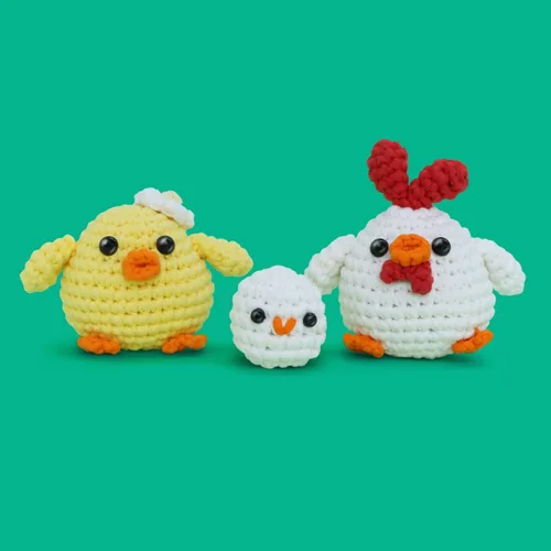 Vista 6 de NestledCrafts Kit de ganchillo para principiantes, kit de animales de ganchillo Amigurumi, fácil de aprender a hacer ganchillo con tutoriales