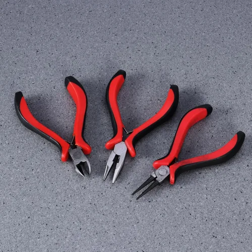 Vista 4 de 3 Pieces Jewelry Pliers Set Metal for Making and Household Repairs