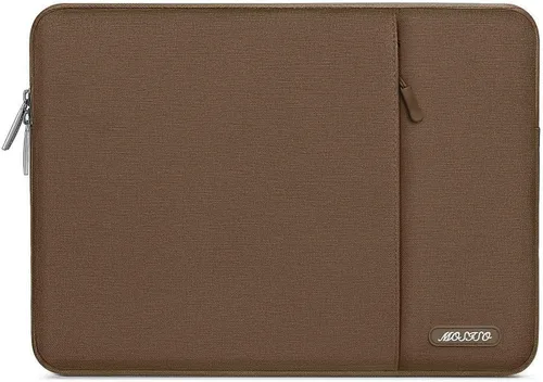 Vista 49 de MOSISO Funda vertical de poliéster con bolsillo para laptop de 15 pulgadas, para computadora MacBook Air 15 M4 A3241, M3 A3114 y M2 A2941 de 2025