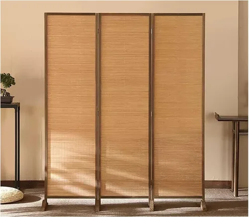 Vista 14 de 3 4 5 6 7 8 Panels Room Separator Freestanding Wall Divider for Office/Bedroom/Hotel, Foldable Room Divider Partition Privacy Screen, Wood