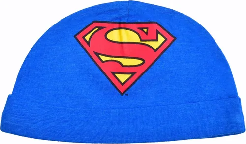 Vista 6 de WARNER BROS Superman Boy's Short Sleeve Creeper with Cap, Superhero for Baby, Blue