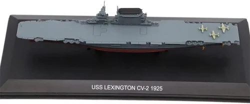 Vista 7 de Motor city classics Modelo militar fundido a presión a escala 1:1250 USS Lexington CV-2 1925 Militaria Diecast Model 241942