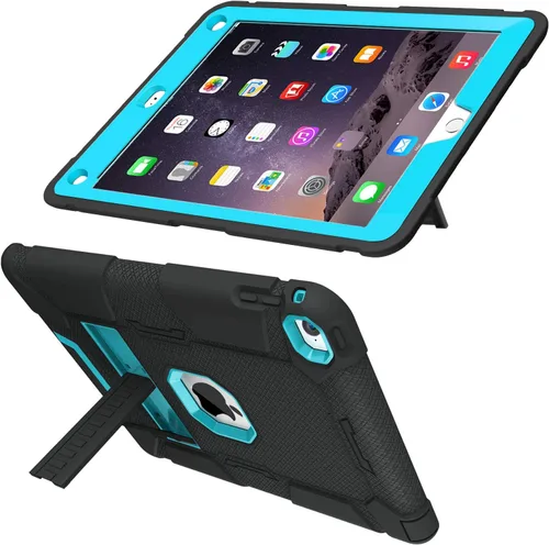 Vista 8 de BENTOBEN Funda para iPad Air 2, híbrida a prueba de golpes, con función atril, resistente a los golpes, a prueba de caídas, para iPad Air 2