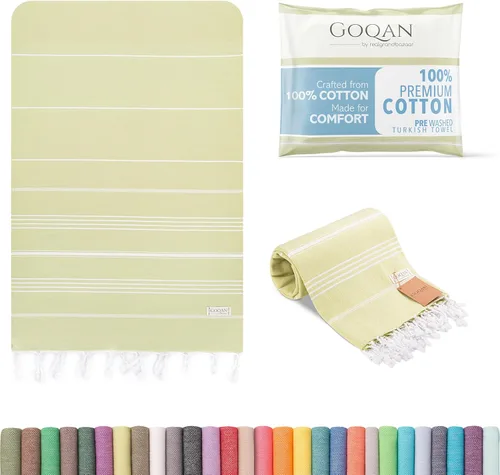Vista 11 de Toalla turca Real Grand Bazaar Pestemal 100% de algodón, prelavada, más suave, 39x69 de Pestemal, para playa, el baño, spa, hammam, toallas súper