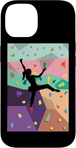 Vista 4 de Cute Colorful Rock Climbing Bouldering Wall Climber Case for iPhone 16