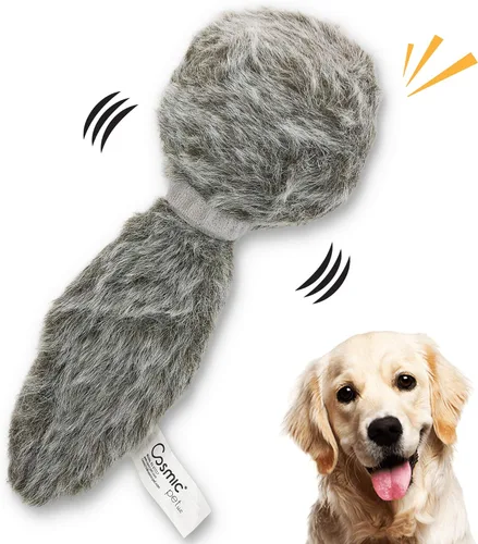 Vista 10 de Juguetes de peluche interactivos para perros Hyper Pet Doggie Tail (se mueve, vibra y ladra, juego estimulante)