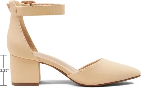 Vista 5 de DREAM PAIRS Zapatos de tacón bajo para mujer