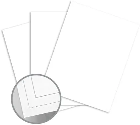 Futura White Paper - 8 1/2 x 11 in 80 lb Texto opaco C/2S 500 por resma