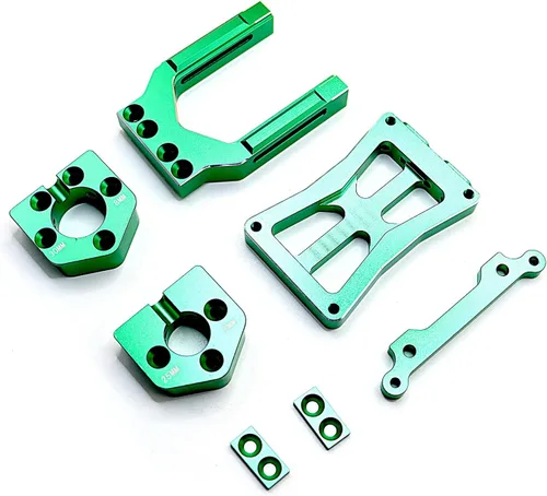Alum Front Xmaxx Motor Mount 7760 para 1/5 X-Maxx 6S & X Maxx 8S & 1/6 XRT 8S Motor Plate Camión Actualizaciones Parte Verde